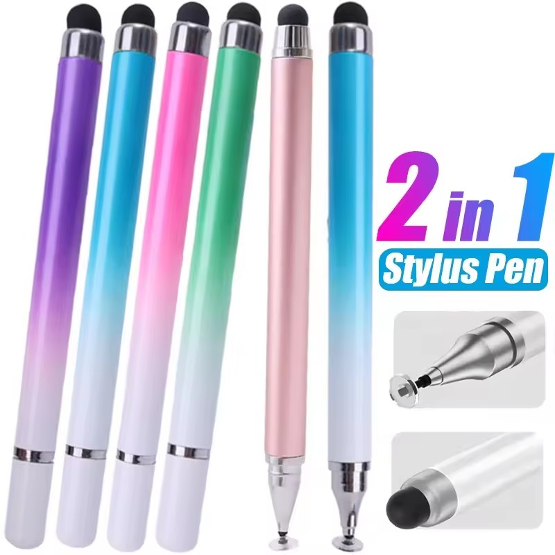Drawing Tablet Pen Accessories - 2 in 1 Universal ปากกาสไตลัสสําหรับแท็บเล็ตมือถือ Android