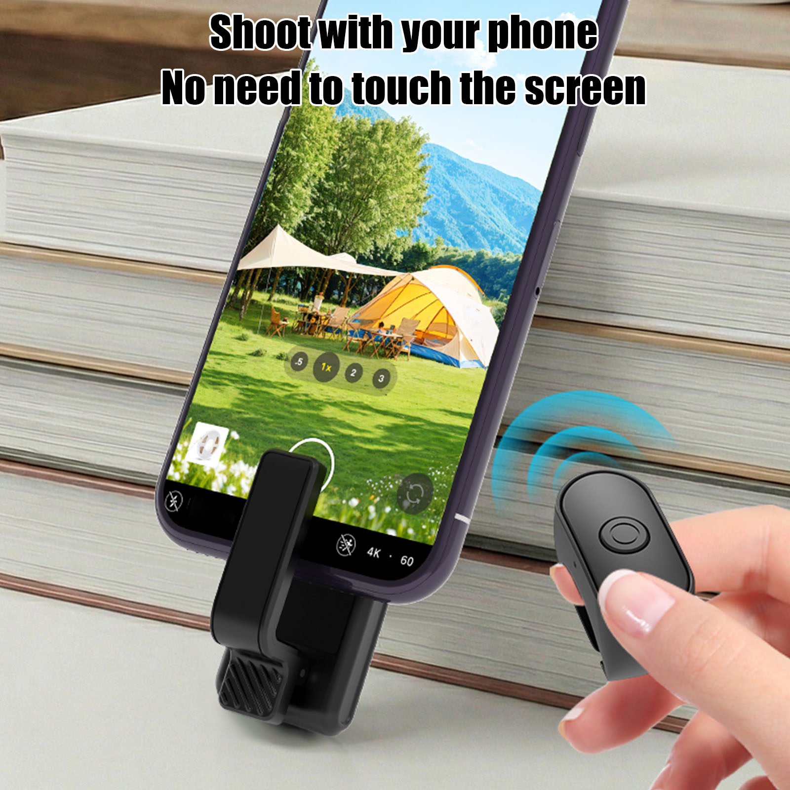 Tablet Accessories For Reading - คลิกคอนโทรลเลอร์สำหรับอุปกรณ์เสริม Kindle คลิกเกอร์ไร้สายแบบ Type-C ชาร์จได้ สำหรับ