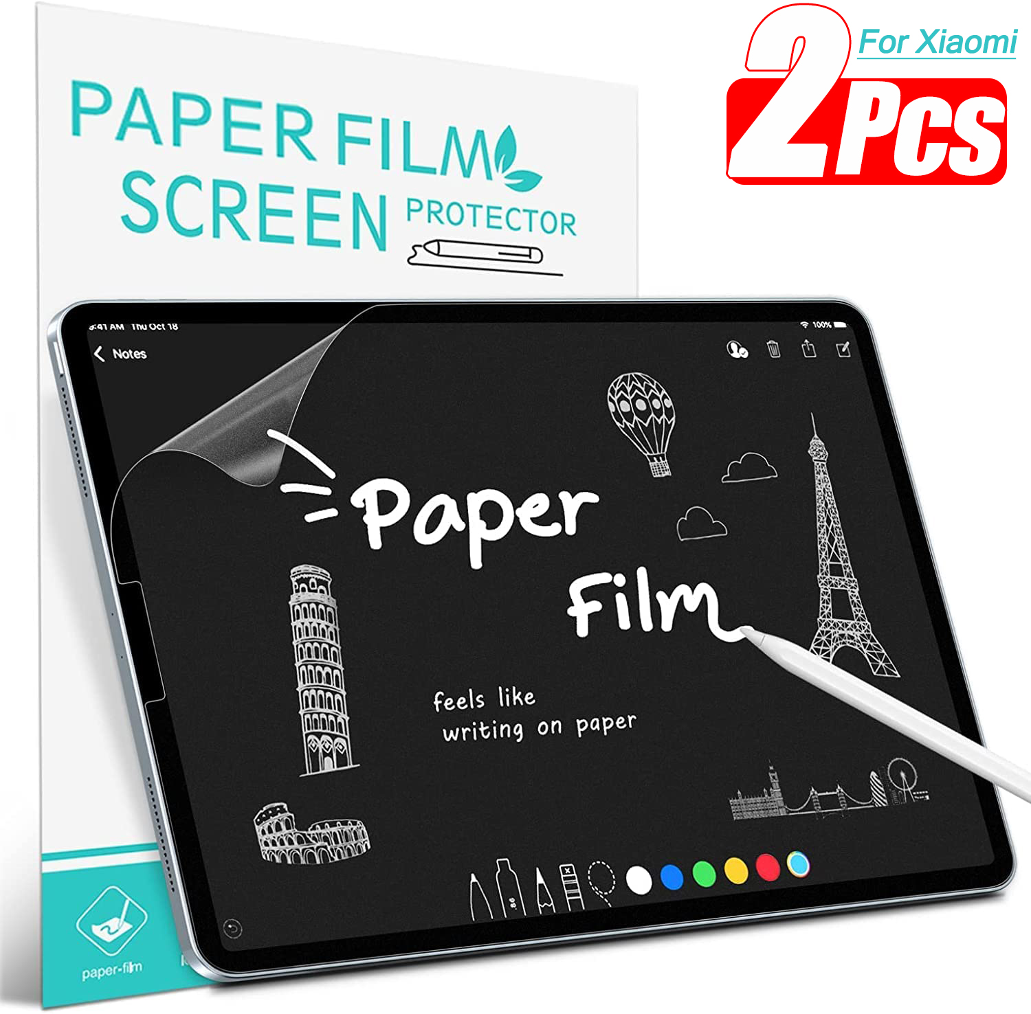 Tcl Tablet Accessories - กระดาษรู้สึกป้องกันหน้าจอฟิล์มMatteสัตว์เลี้ยงภาพวาดเขียนสําหรับXiaomi Mi Pad 5 6 6S