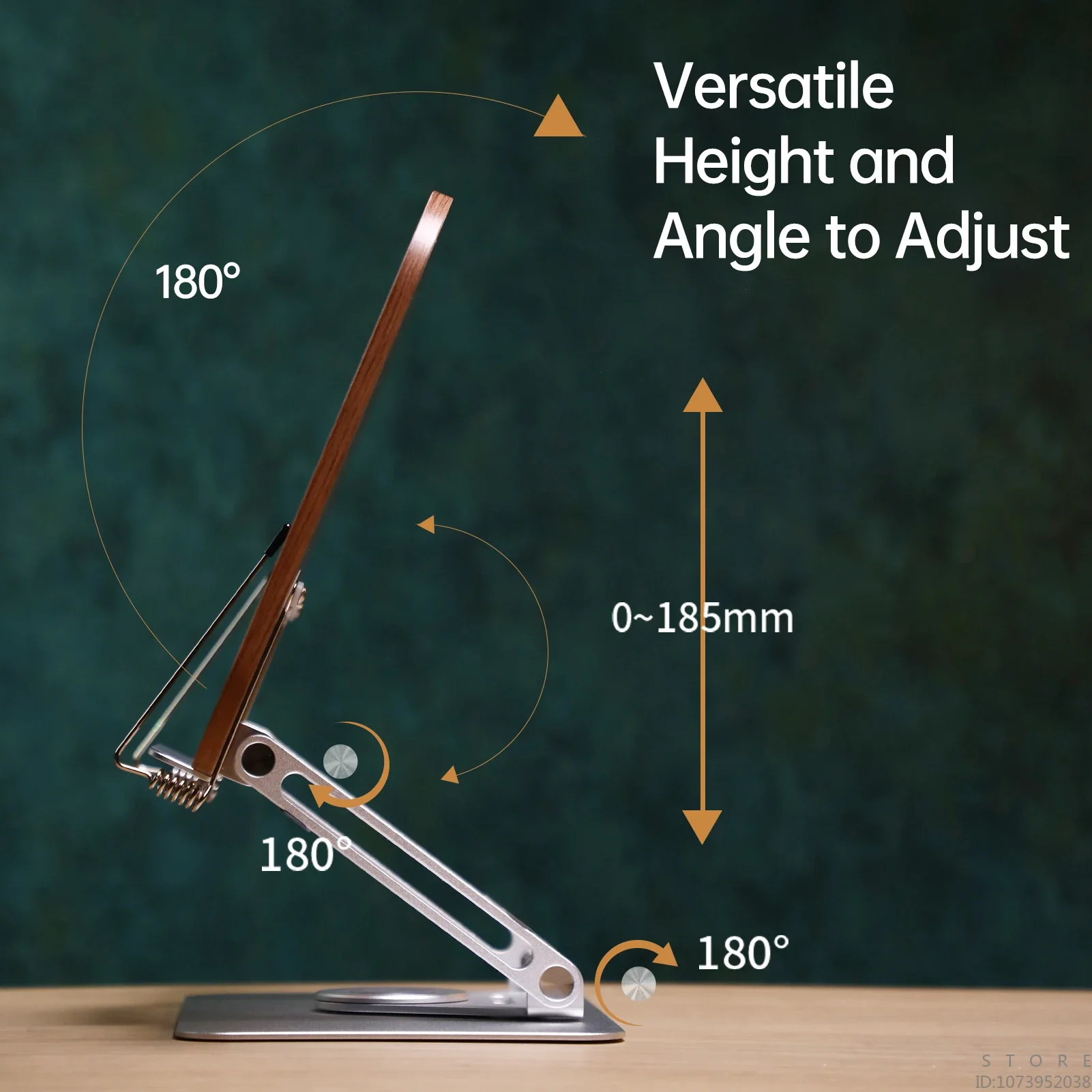 พับได้และปรับได้ 360 องศา °    - Tablet Accessories For Reading บทวิจารณ์และราคา